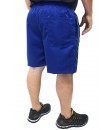 Short Bermuda Plus Size Butu Biru Microfibra Azul Royal